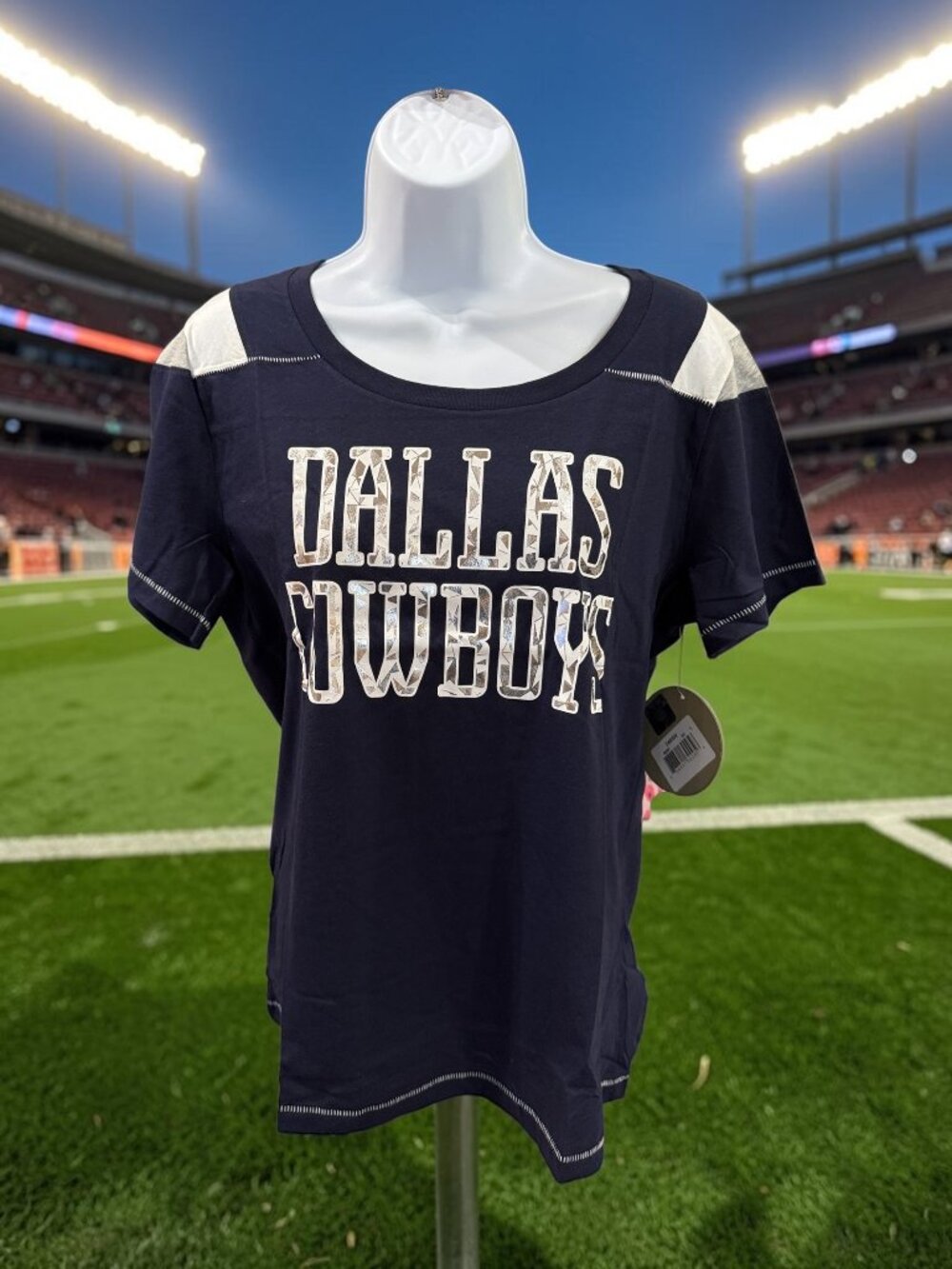 Dallas Cowboys "Cowboys Her Style" Tee - NEW